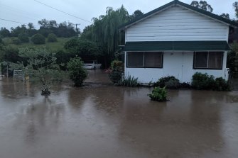 Flooding in Cassilis in the NSW Upper Hunter 