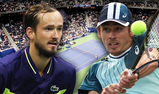 Daniil Medvedev has been a central figure in Alex de Minaur’s steep rise.