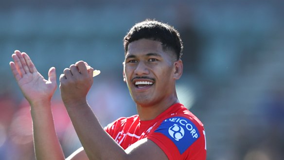 Junior Amone scored a double for the Dragons.