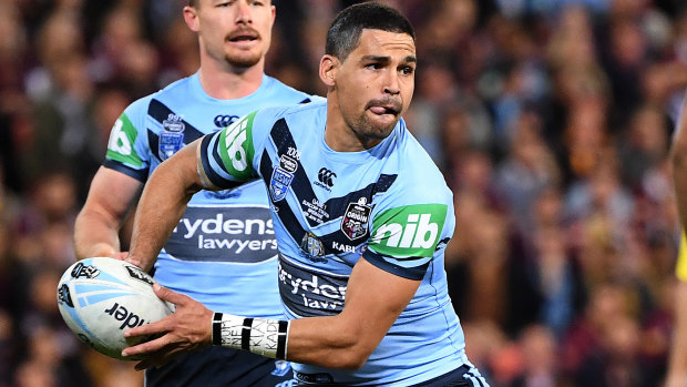 Not at his best: Cody Walker had a very quiet game in his first Origin.