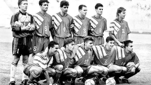 Pathway to the top: The 1992 Olyroos produced Socceroos Ned Zelic and Paul Okon.