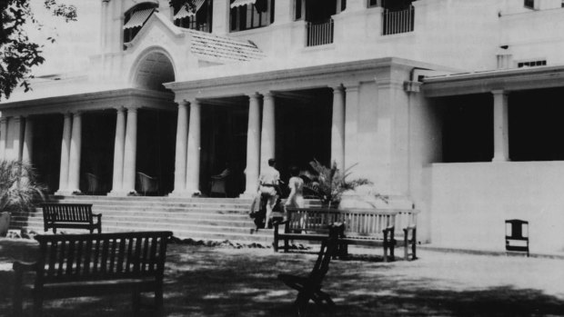 The Victoria Falls Hotel in 1961.