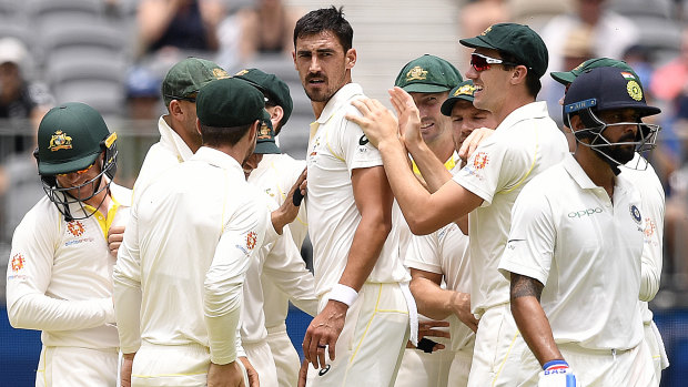 Level-headed: Criticism of Starc backed off in Perth, but he was impervious to both scrutiny and praise.