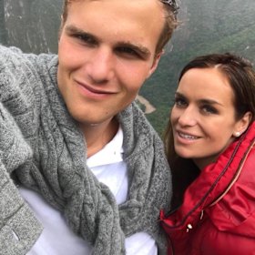 Julia Maguire and boyfriend Andrew Spira, Lizzie Buttrose's son.