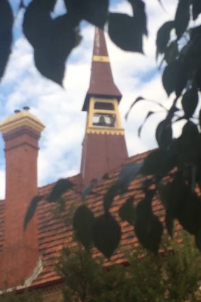 Hawthorn West Primary bell tower in 2015.