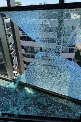 Building management had not covered hole in the balustrade more than a week after the incident. 