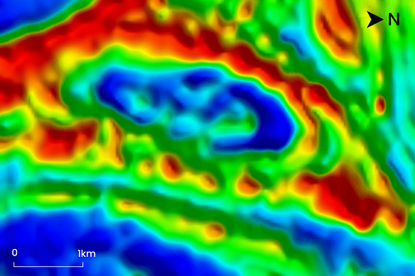 The “eye” feature defined by Terrain Minerals.