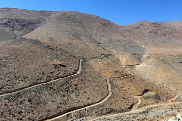 Norfolk Metals’ Carmen copper project near Alto de Carmen in Chile’s Huasco province.