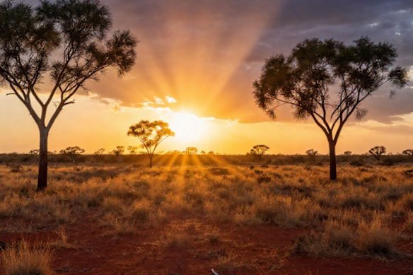 El proyecto Sunset Well recientemente adquirido por Recharge Metals en Sunset en Leonora, WA.