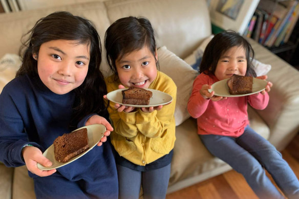 The bodies of Kaoru Okano and her three young daughters, aged 3, 5 and 8 were found huddled together in an en suite after fire ravaged their townhouse in Glen Waverley.