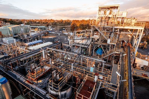 Larvotto’s Resources gold-antimony plant in NSW is undergoing refurbishment ahead of commissioning and return to production, with a target of mid-2026.