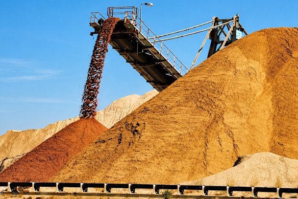 Bright, high-grade phosphate being mined in Morocco, one of the world’s top players in fertiliser production.