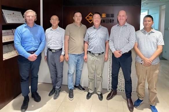 TMK Energy and J-Energy executives at an introductory meeting in Beijing in June.