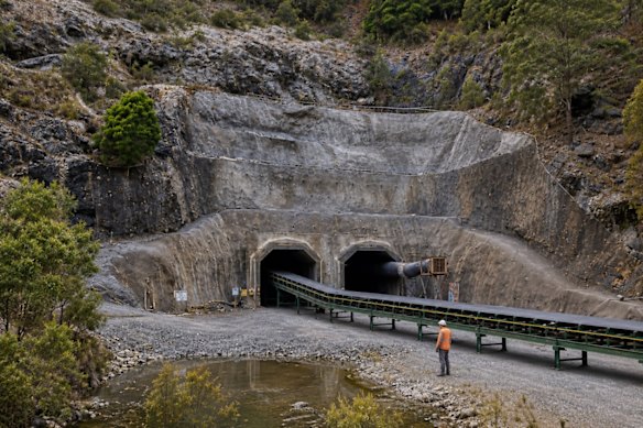 Conceptual image of the underground portal arrangement envisaged for Critica Limited’s Mt Lindsay development in northwest Tasmania.