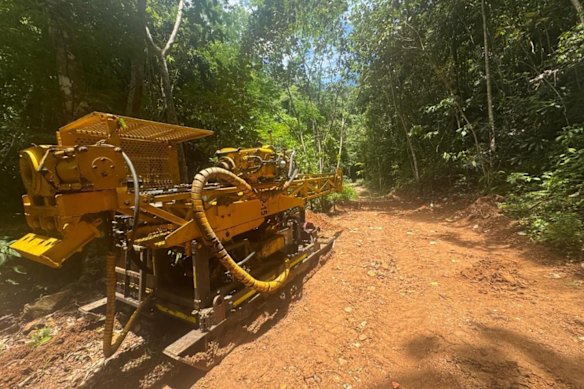 The drill rig is now in position at Aguia Resources’ Santa Barbara gold project in Colombia in preparation for the start of its first hole.