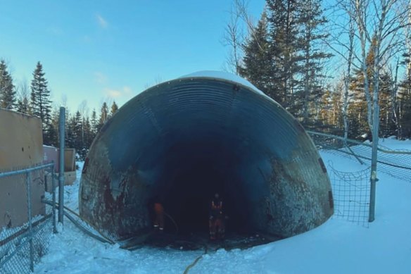 Raptor Metals’ decline access to the historic Chester mine in the Bathurst Mining Camp, Canada.