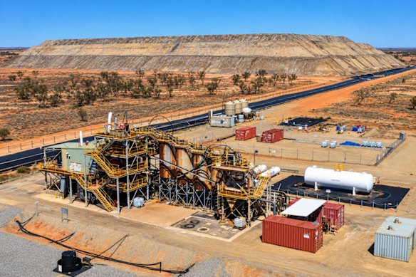 Broken Hill Gold’s operational gold processing plant at White Dam in South Australia, now the company’s sole focus following its Queensland demerger.
