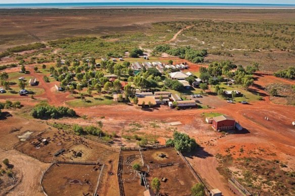 Pardoo Homestead, which lies close to Red Metal Limited’s Pardoo gold project in Western Australia’s Pilbara region.