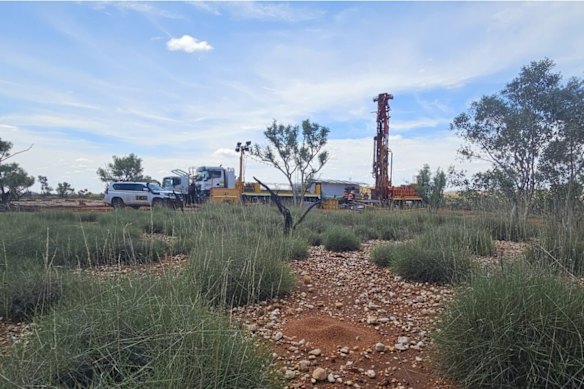Red Metal’s drilling at its 100%-owned Sybella rare earths project near Mt Isa in Queensland.