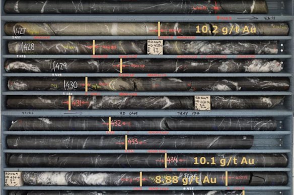 Aureka Ltd has intersected multiple high-grade gold hits from recent core drilling at the company’s Irvine gold project in the renowned Stawell gold corridor in Western Victoria.
