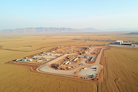 Blue Star Helium’s operations at the Pinon Canyon processing facility in California.