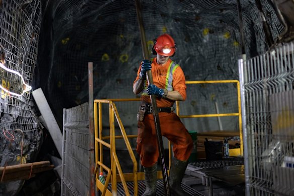 FireFly Metals’ underground drilling at the Ming Mine, part of the company’s Green Bay copper-gold project in Newfoundland. 