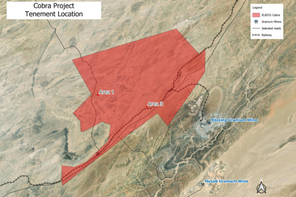 Star Minerals’ new uranium project is adjacent to world-class uranium mines in Namibia.