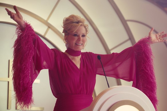 Jean Smart as Deborah Vance in the fifth and final season of <i>Hacks</i>.