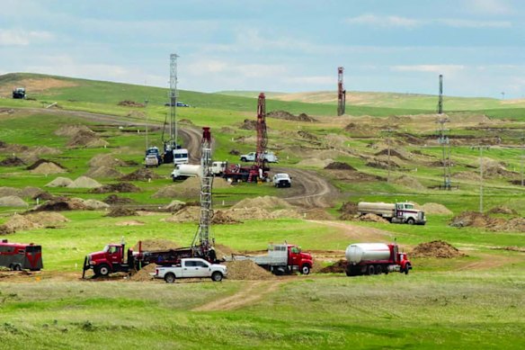 Peninsula Energy’s extensive Lance uranium wellfield in Wyoming, US.