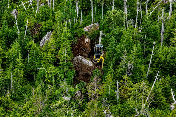 Trenching underway at Infini Resources’ Portland Creek uranium targets in Newfoundland, Canada, where structural complexity, magnetic destruction and uranium anomalism converge.