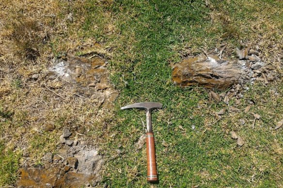Mineralised outcrop at Aguia Resources’ Lucena phosphate project located in the state of Paraíba, north-east Brazil.
