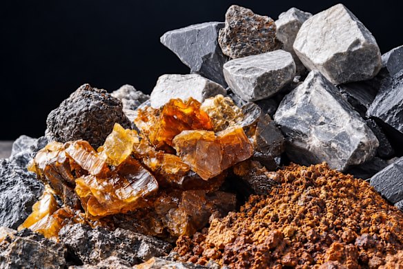 Rare earth-bearing mineral samples from Critica Limited’s Jupiter project, the nation’s largest clay-hosted rare earths resource near Mount Magnet in Western Australia.