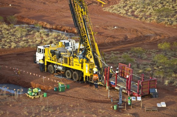 Drilling in the Top End at Barkly Rare Earths’ namesake deposit outside Tennant Creek.