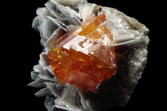 Scheelite tungsten - a common style of tungsten trioxide found at Critical Resources’ Croesus project in New Zealand.