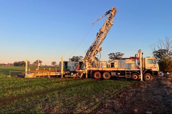 Larvotto Resources’ RC drill rig is finally moving to site at its gold-antimony-rich Hillgrove mine in NSW.