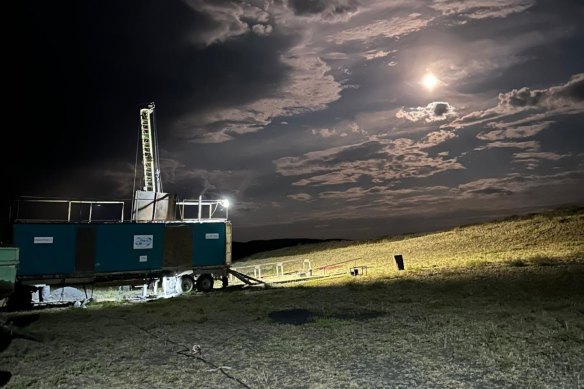 Drilling at Sarytogan Graphite’s namesake project in Kazakhstan.