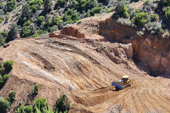 American Tungsten & Antimony’s newly acquired White Spar mine in Nevada, USA.