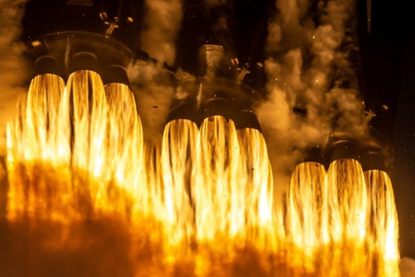Extremely hard and with the highest melting point of all the elements, tungsten is often used in rocket engine nozzles.
