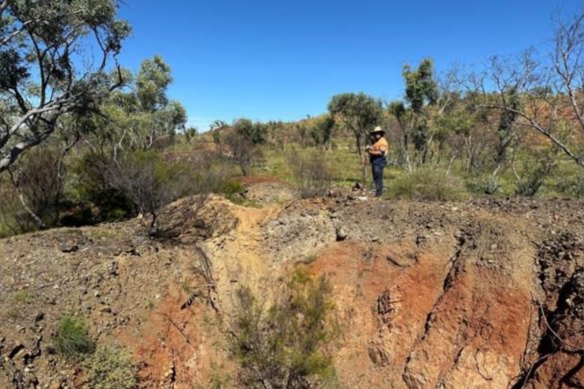 The Jude prospect at the Greater Duchess copper-gold project near Mt Isa that is part of a Carnaby Resources-Latitude 66 joint venture.