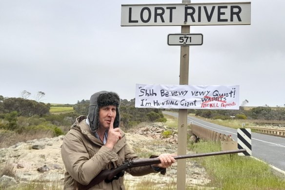 Terrain Minerals Managing Director Justin Virgin has a bit of fun in geological “elephant country” as he hunts for the next big nickel discovery in the same mineralised belt as IGO’s mammoth Nova-Bollinger nickel discovery.