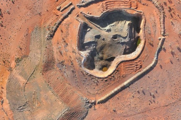 Latitude66’s newly acquired Red Dog open pit deposit in the Laverton goldfields of Western Australia.