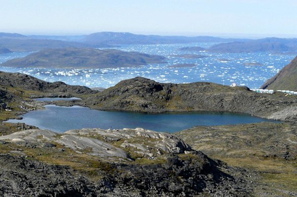 Dalaroo Metals’ onshore-to-offshore footprint at its Blue Lagoon project in Greenland.