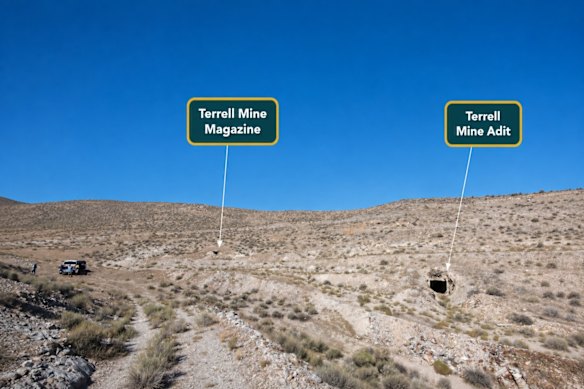 Viking Mines Terrell tungsten project in Nevada, USA.