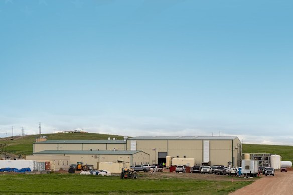 Peninsula Energy’s Lance in-situ uranium plant in Wyoming, USA.