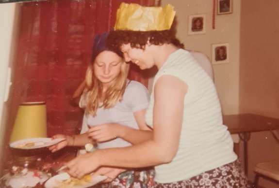 Elaine Johnson, who went missing from Sydney’s south when she was 17-years-old, is pictured alongside her mother.