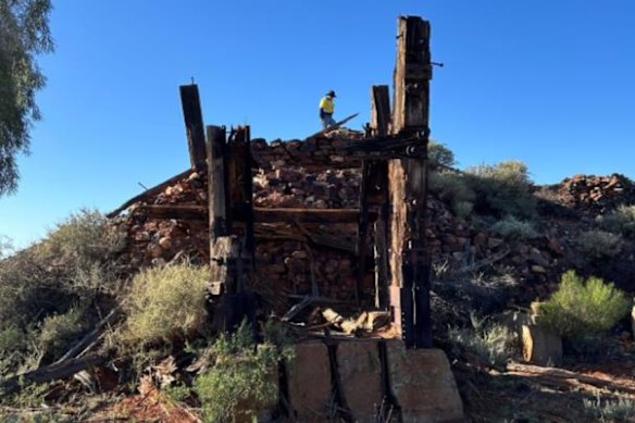 Hastings Technology Metals’ Whiteheads gold project features several historic workings and other infrastructure, including the Lady Geraldine stamp battery for crushing gold ore.