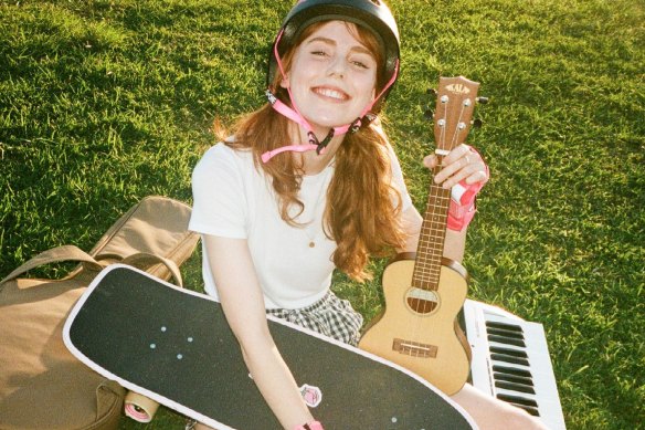 Singer-songwriter-actor-skateboarder Ally Morgan. 
