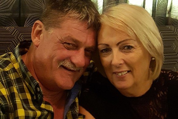 The accused – Greg Roser and Sharon Graham – have pleaded not guilty to the murder of her former lover Bruce Saunders.