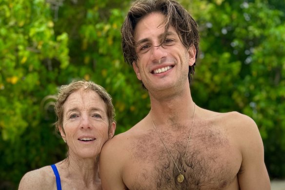 Caroline Kennedy, the US ambassador to Australia, and her son Jack Schlossberg on their visit to Solomon Islands.