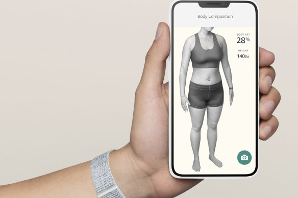The app requires you to take photos of your body to build an analysis.